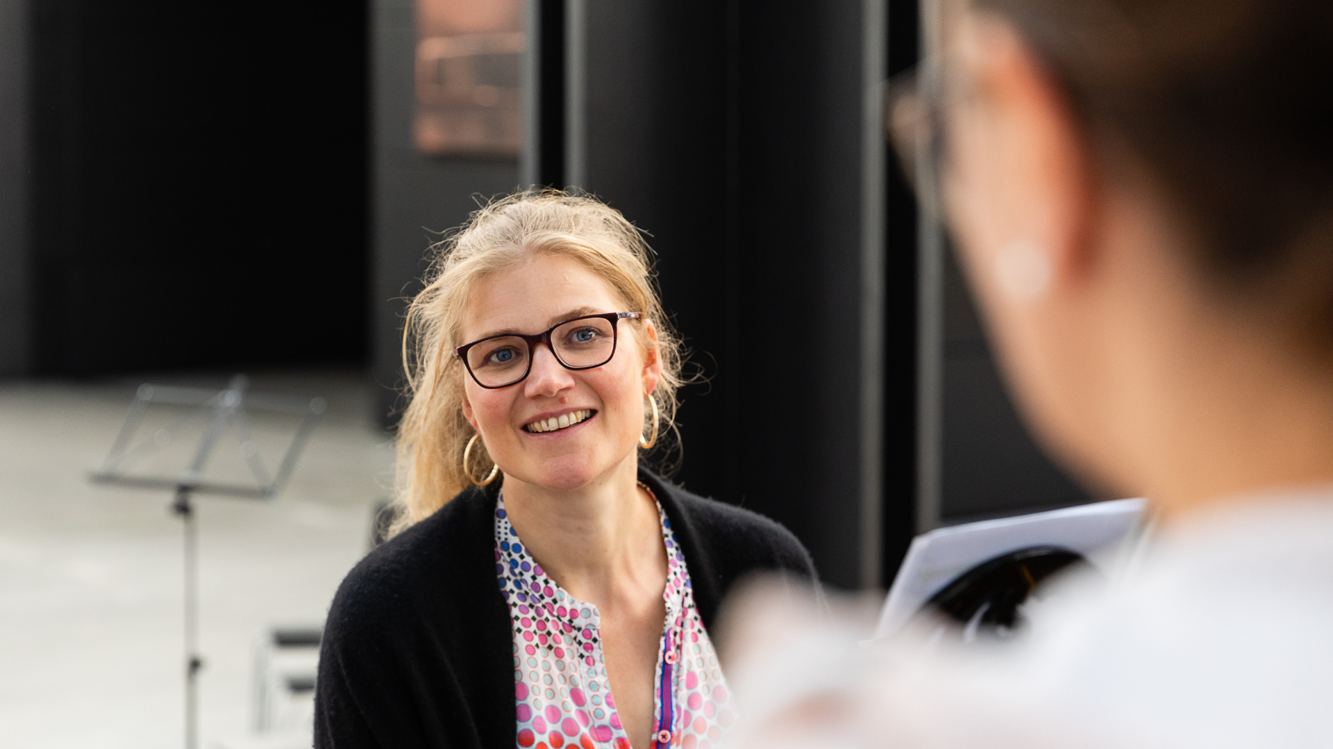 Pianistin Isabel von Bernstorff bei einem 1:1 CONCERT