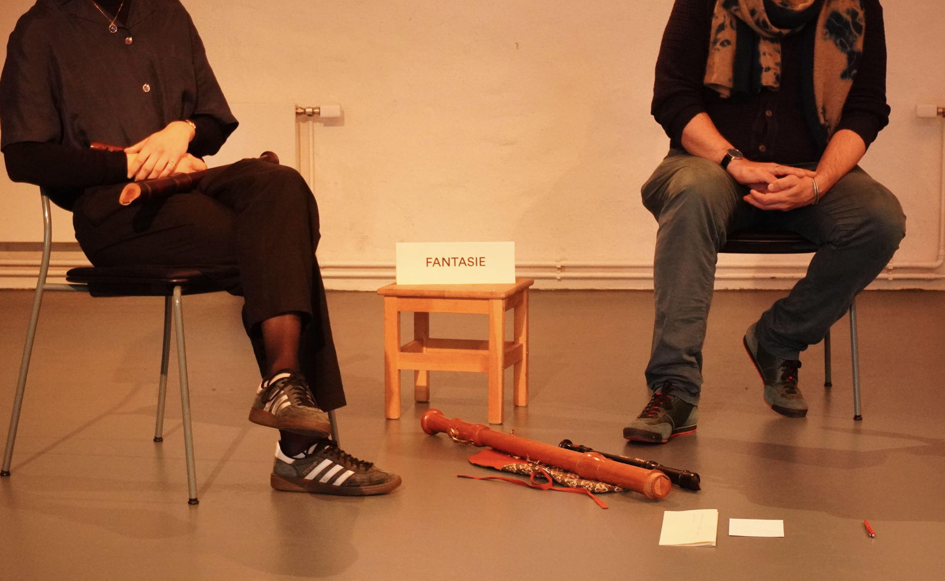 Bei der Syntopie von Ípek Atila und Emilia Durka durften Worte Klänge werden.