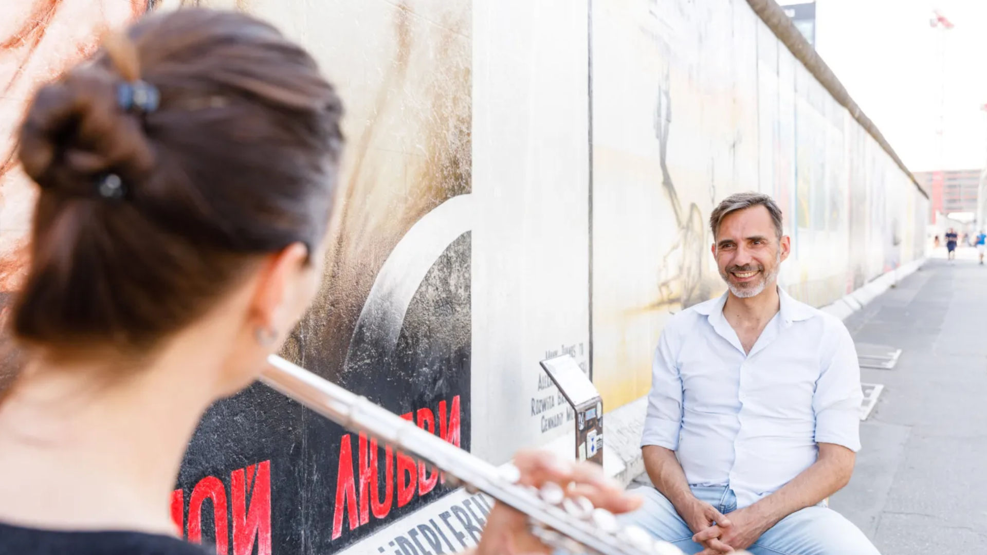1zu1 Konzert an der East Side Gallery, Berlin.