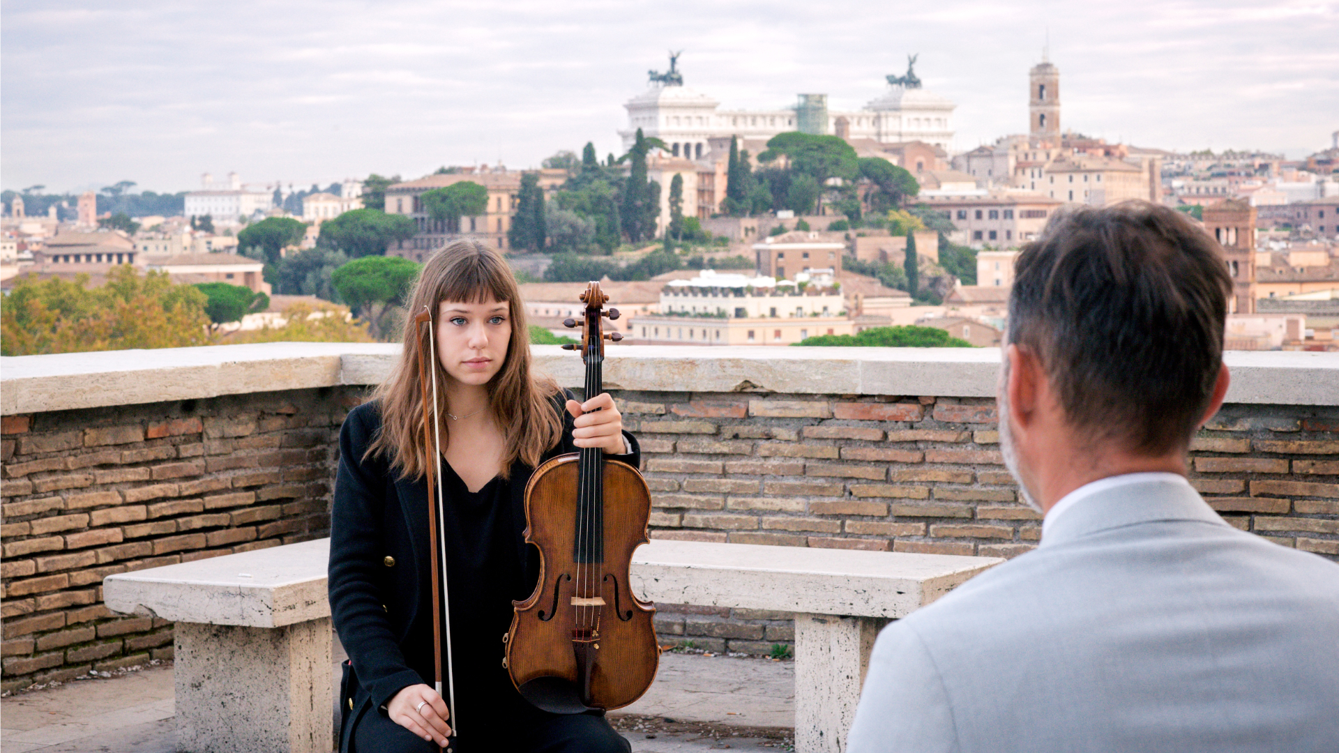 1:1 CONCERT mit Carlotta Libonati (Viola) im Orangengarten des Aventins, Rom 2020