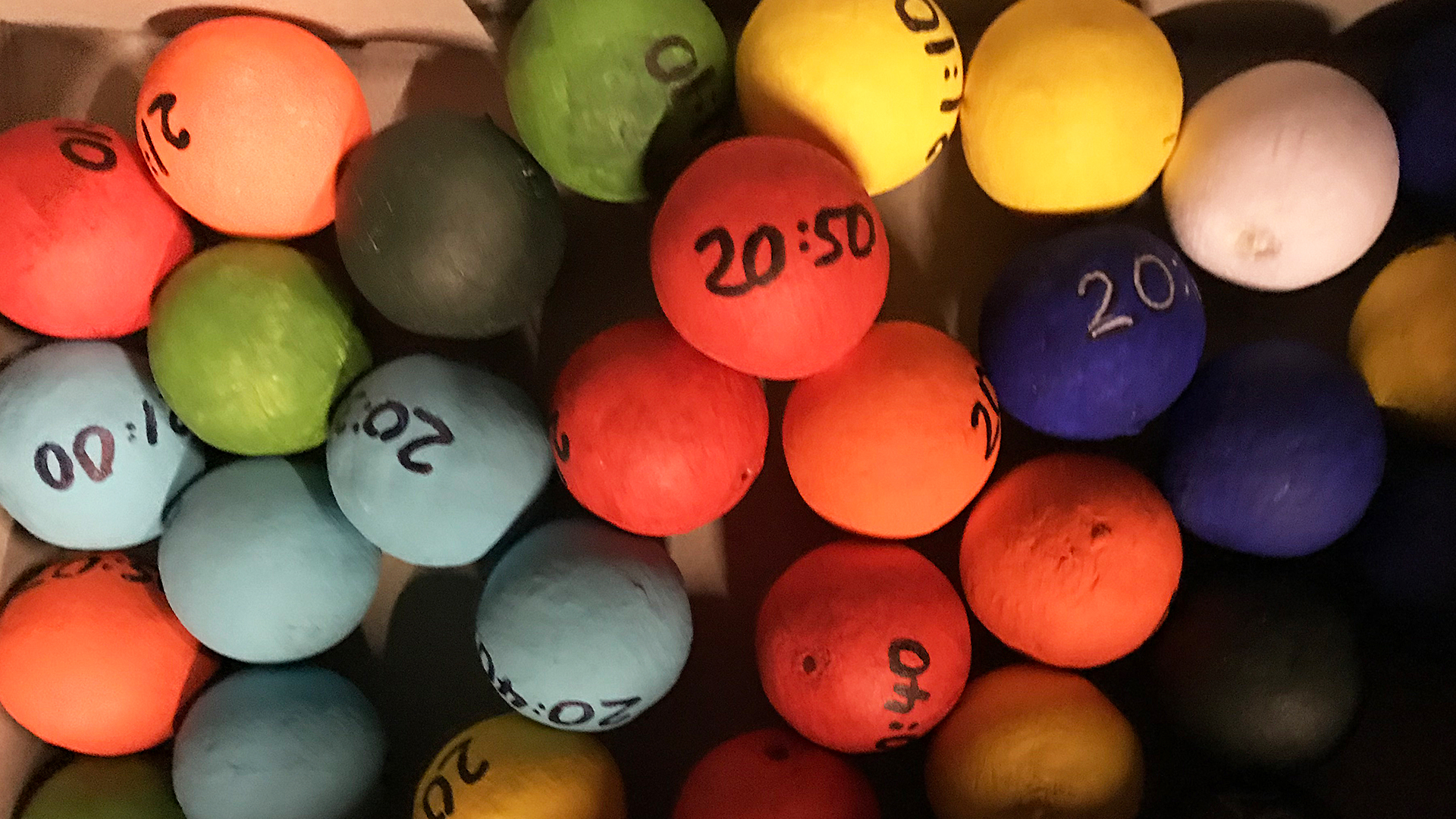 Mit diesen Kugeln wurden die Konzertslots der ersten 1:1 CONCERTS ausgelost. Was bringt die Zukunft?