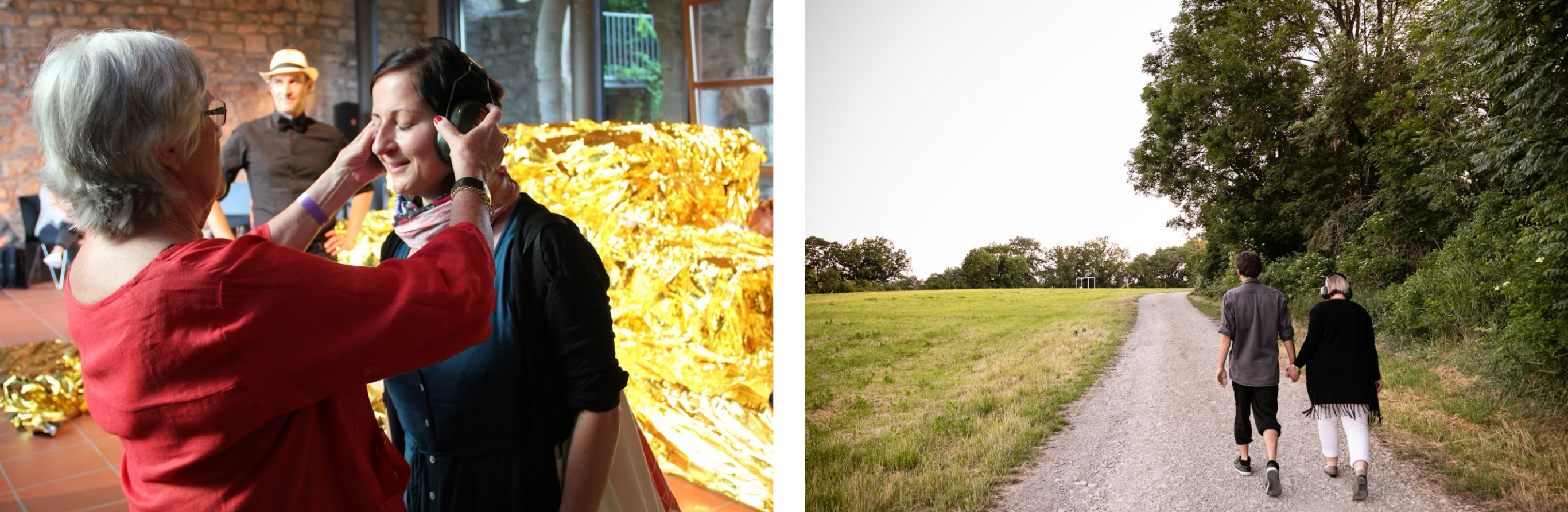 Die Gastgeber:innen 2019 waren die Vermittler:innen, ganz haptisch und in der Stille.